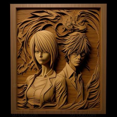 3D model Death Note Tsugumi Ohba Takeshi Obata (STL)